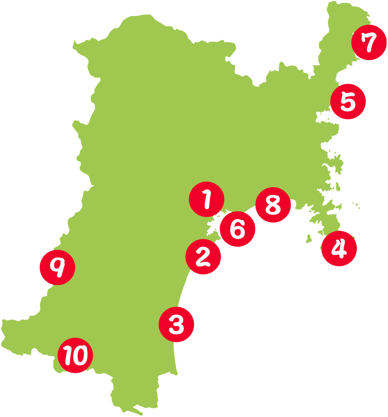 初日の出ロケーション10選マップ